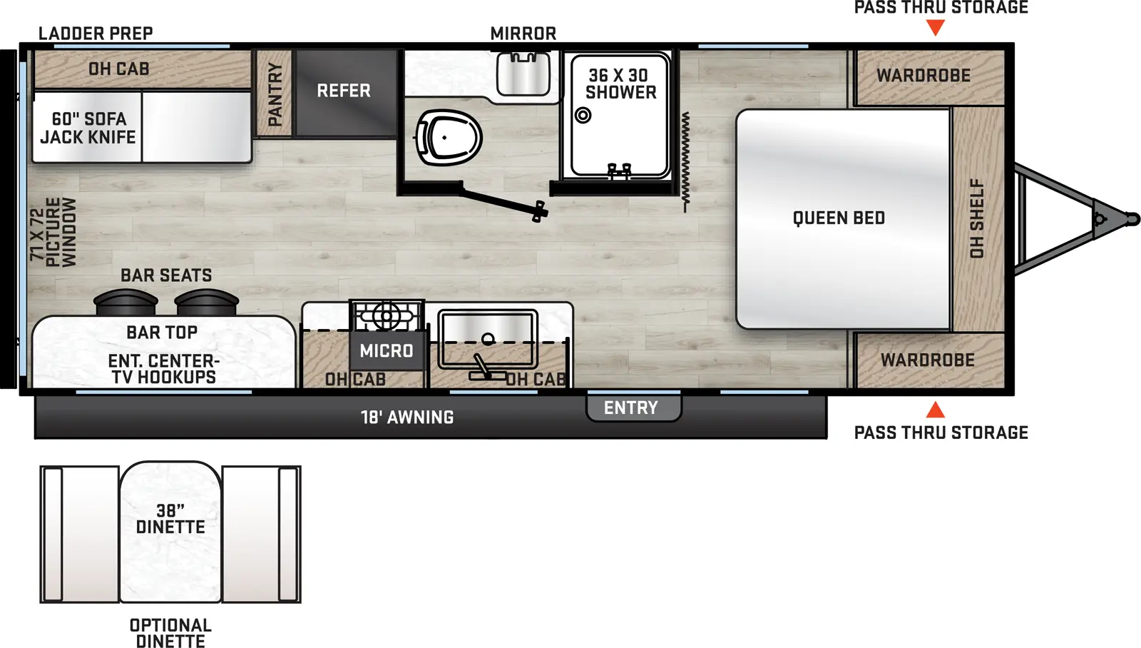 Aurora 22EPIC Floorplan